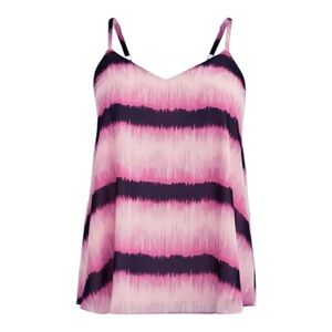 NWT Torrid Sophie Chiffon Swing Cami Dye Pink 3X